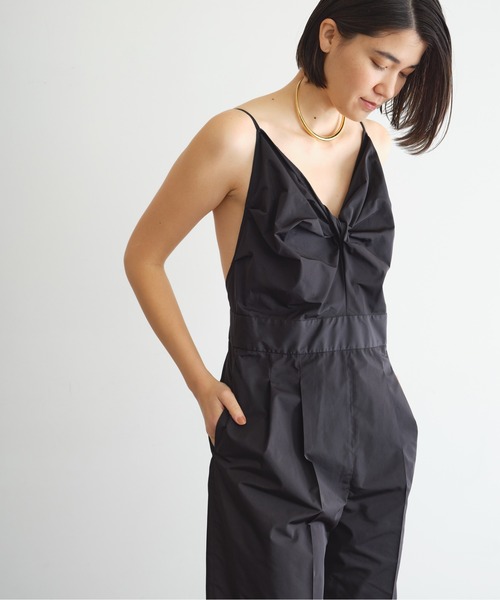 GALLARDAGALANTE（ガリャルダガランテ）の「クロスキャミオールインワン（つなぎ/オールインワン・レディース・ブラック/ベージュ・0/1）」の12枚目の写真