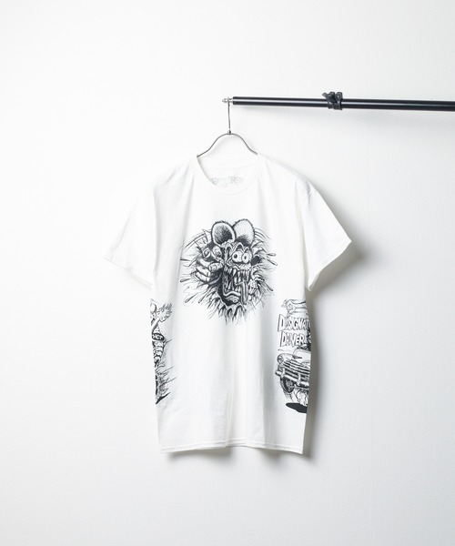 RAT FINK(ラットフィンク)の「《RAT FINK》S/S print tee(Tシャツ/カットソー・レディース・ブラック/ホワイト・MEDIUM/LARGE/X-LARGE)」の1枚目の写真