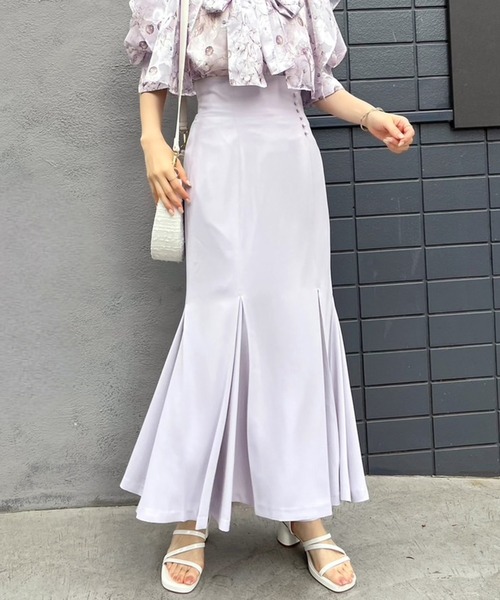 one after another NICE CLAUP（ワンアフターアナザーナイスクラップ）の「【サイズ展開あり】美シルエットマーメイドスカート（スカート・レディース・ブラック/ピンク/ラベンダー/アイボリー・SMALL/MEDIUM）」の3枚目の写真