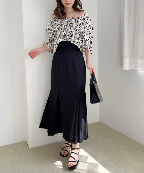 one after another NICE CLAUP（ワンアフターアナザーナイスクラップ）の「【サイズ展開あり】美シルエットマーメイドスカート（スカート・レディース・ブラック/ピンク/ラベンダー/アイボリー・SMALL/MEDIUM）」の17枚目の写真