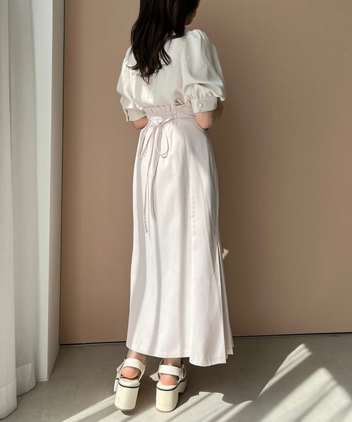 one after another NICE CLAUP（ワンアフターアナザーナイスクラップ）の「【サイズ展開あり】美シルエットマーメイドスカート（スカート・レディース・ブラック/ピンク/ラベンダー/アイボリー・SMALL/MEDIUM）」の8枚目の写真