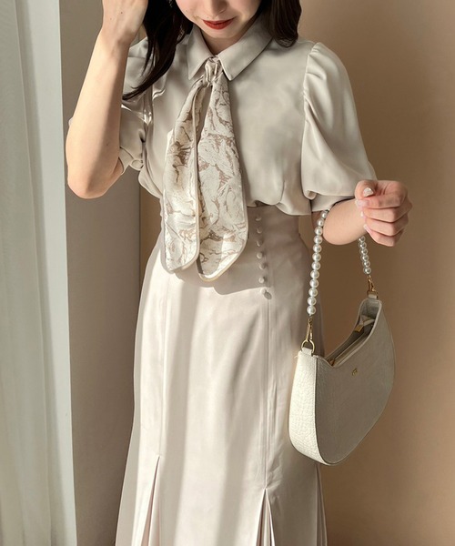 one after another NICE CLAUP（ワンアフターアナザーナイスクラップ）の「【サイズ展開あり】美シルエットマーメイドスカート（スカート・レディース・ブラック/ピンク/ラベンダー/アイボリー・SMALL/MEDIUM）」の7枚目の写真