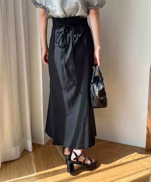 one after another NICE CLAUP（ワンアフターアナザーナイスクラップ）の「【サイズ展開あり】美シルエットマーメイドスカート（スカート・レディース・ブラック/ピンク/ラベンダー/アイボリー・SMALL/MEDIUM）」の12枚目の写真