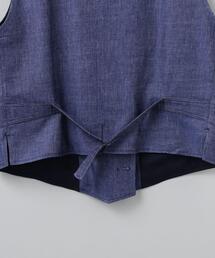 6（ロク）の「＜6(ROKU)＞RAYON COTTON ASA VEST/ベスト（ベスト