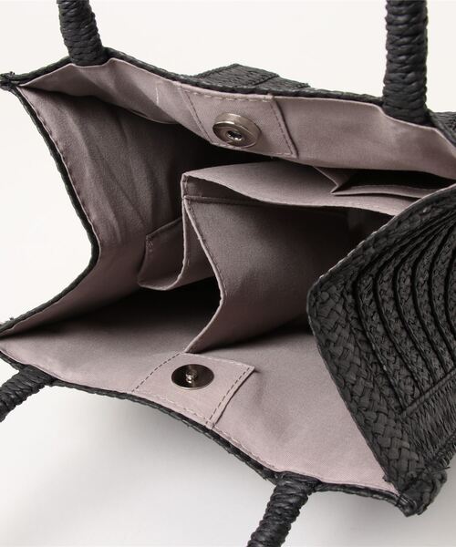 DONOBAN(ドノバン)の「雑材仕切り付きスクエアトート(トートバッグ・レディース・グリーン系その他/ラベンダー/ベージュ/ブラック/グレー・FREE)」の11枚目の写真