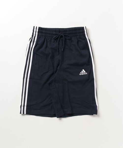 adidas(アディダス)の「アディダス adidas エッセンシャルズ シングルジャージー スリーストライプスショーツ(その他パンツ・メンズ・ネイビー/ブラック/グレー・M/S/L/LL/3L)」の3枚目の写真