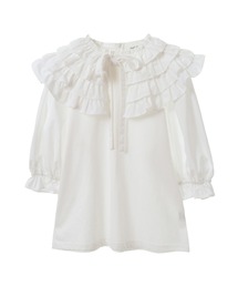 Candy Stripper | FRILL COLLAR トップス(Tシャツ/カットソー)