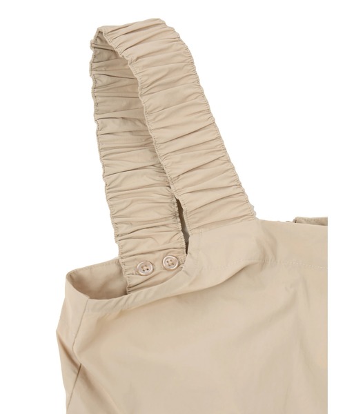 armonia（アルモニーア）の「a.肩ひもギャザーノースリワンピース（ワンピース・レディース・ブラック/ベージュ・FREE）」の19枚目の写真