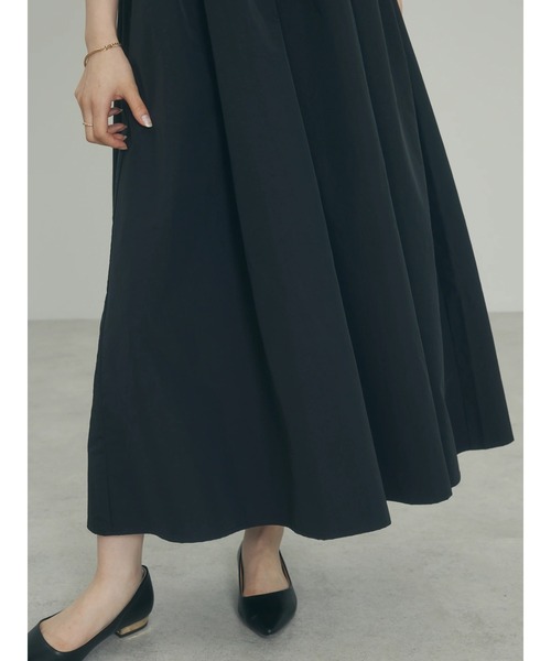 armonia（アルモニーア）の「a.肩ひもギャザーノースリワンピース（ワンピース・レディース・ブラック/ベージュ・FREE）」の10枚目の写真