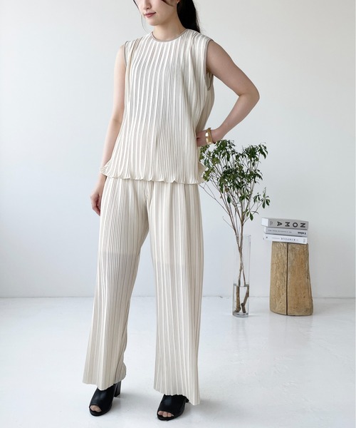 Meli rich（メリーリッチ）の「【セットアップ対応】ランダムプリーツ