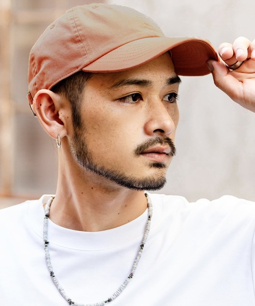 newhattan(ニューハッタン)の「NEWHATTAN ニューハッタン Baseball Low Cap -twill- ツイル ベースボール ローキャップ(キャップ・メンズ・オリーブ/グレイッシュブルー/デザートカモ/シャーベット/グレー/チャコール/グレー系カモフラージュ/ネイビー/ベージュ/ブルーグレー/ナチュラル/ダークブラウン/オレンジ/ライトピンク/ブラック/コーラル/ホワイト/ダークグリーン/パープル/ウッドランド・FREE)」の16枚目の写真