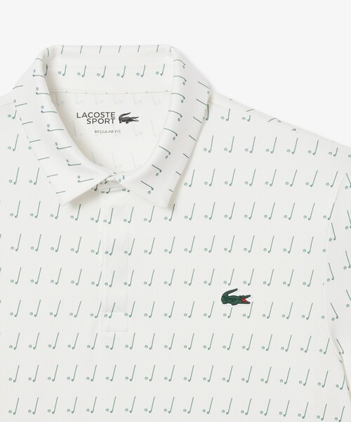 LACOSTE(ラコステ)の「グラデーションプリントウルトラドライゴルフポロシャツ(ポロシャツ・メンズ・ブルー/ホワイト/オフホワイト/グリーン/ベージュ・2/3/5/4)」の11枚目の写真
