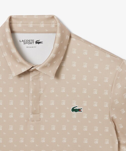 LACOSTE(ラコステ)の「グラデーションプリントウルトラドライゴルフポロシャツ(ポロシャツ・メンズ・ブルー/ホワイト/オフホワイト/グリーン/ベージュ・2/3/5/4)」の10枚目の写真