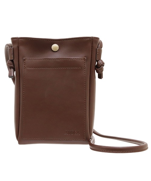 AVOCA(アヴォカ)の「AVOCA 合皮がま口ショルダー / アヴォカ ゴウヒガマグチショルダー(ショルダーバッグ・レディース・ブラック/ブラウン/ホワイト・ONE SIZE)」の13枚目の写真