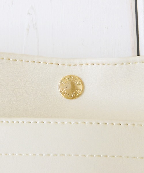 AVOCA(アヴォカ)の「AVOCA 合皮がま口ショルダー / アヴォカ ゴウヒガマグチショルダー(ショルダーバッグ・レディース・ブラック/ブラウン/ホワイト・ONE SIZE)」の17枚目の写真