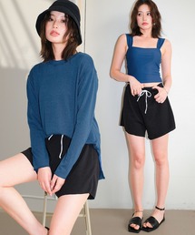 ラッシュガード 付き ビスチェ風 タンキニ ビキニ 水着 ハイウエスト セットアップ