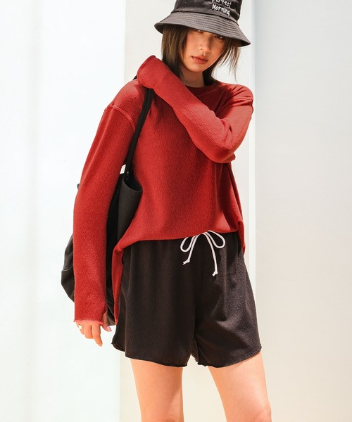 OSYAREVO(オシャレボ)の「水着 レディース 体型カバー ラッシュガード 4点セット タンキニ フィットネス 水陸両用 ビキニ ショートパンツ セットアップ セパレート(水着・レディース・グレー/カーキ/ベージュ/ブルー/ブラウン/ブラック/グレー系その他/ブルー系その他/ベージュ系その他/カーキ系/ブラウン系その他/ホワイト/ネイビー/レンガ/ミント/モカ・MEDIUM/X-LARGE/LARGE/SMALL/XX-LARGE)」の16枚目の写真