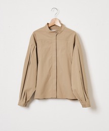 audrey and john wad | スタンドカラータックスリーブブラウス -手洗い可-(シャツ/ブラウス)