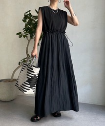 DouDou | ドロストドッキングワンピース(ワンピース)