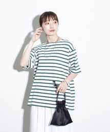 GLOSTER | 【GLOSTER/グロスター】バスクシャツ ボーダーTシャツ ショートスリーブ(Tシャツ/カットソー)