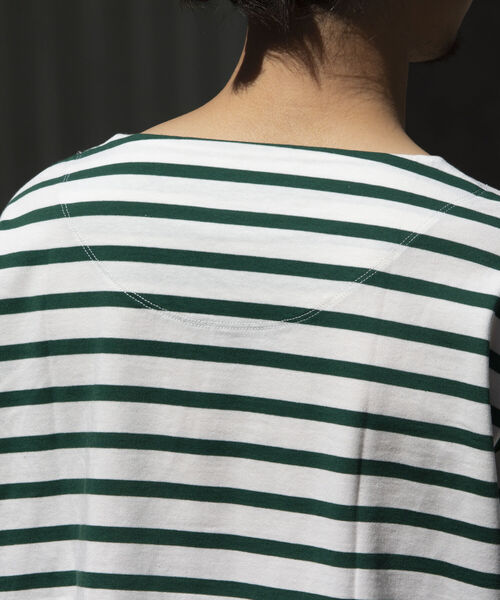 GLOSTER(グロスター)の「【GLOSTER/グロスター】バスクシャツ ボーダーTシャツ ショートスリーブ(Tシャツ/カットソー・メンズ・ネイビー/ホワイト系その他/グリーン系その他/ブルー系その他・S/M/L)」の18枚目の写真