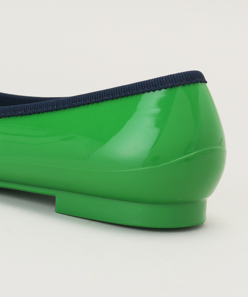 TEMPERATE（テンパレイト）の「【TEMPERATE/テンパレイト】 PVCバレエシューズ（レインシューズ・レディース・ブラック/グリーン・39/37/38）」の4枚目の写真