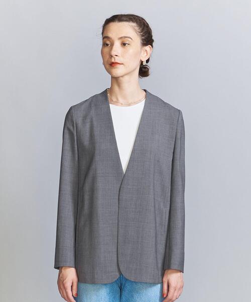 BEAUTY&YOUTH ジャケットS カラーレス ポプリン BEAUTY&YOUTH UNITED ARROWS（ビューティーアンドユース