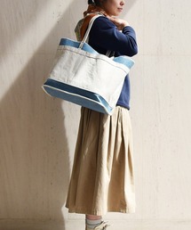 未使用タグ＊ genten ゲンテン ジャルディ　キャンバストート L genten（ゲンテン）の「ジャルディデニム キャンバストート（大