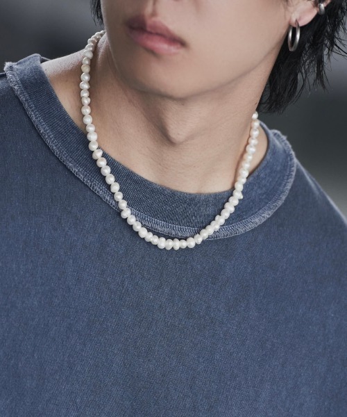 ADAMASTE（アダマスト）の「パールネックレス（ネックレス・メンズ・ホワイト・FREE）」の4枚目の写真
