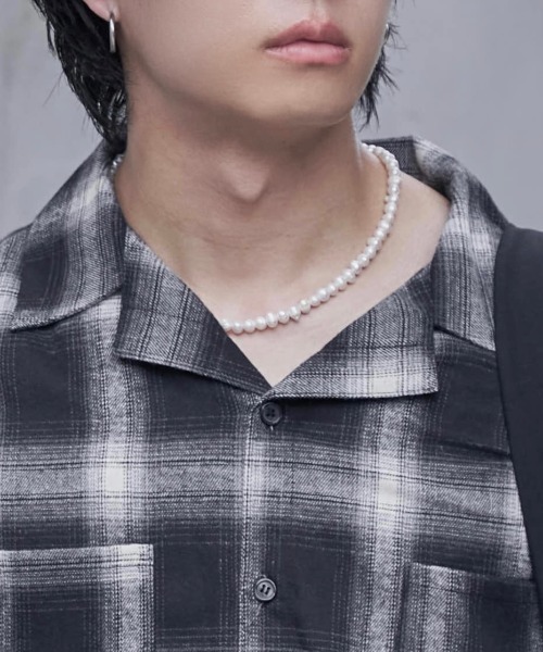 ADAMASTE（アダマスト）の「パールネックレス（ネックレス・メンズ・ホワイト・FREE）」の6枚目の写真