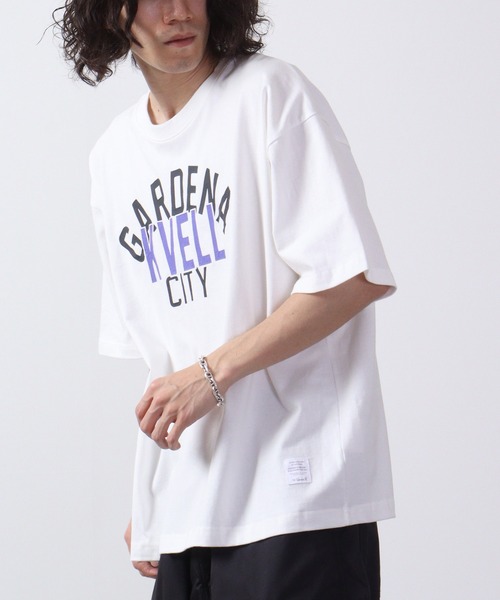 Bling Leads(ブリングリーズ)の「プリントTシャツ 半袖(Tシャツ/カットソー・メンズ・ベージュ/ベージュ系/ホワイト系/ホワイト系1/ホワイト系2/グレー系その他/ブルー/ホワイト/スミクロ/ブラック系その他・M/F/L)」の19枚目の写真