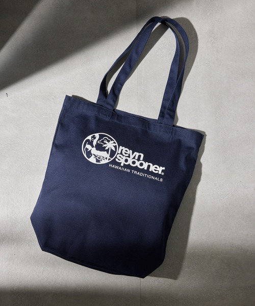 reyn spooner(レインスプーナー)の「【Reyn Spooner】HEAVY COTTON CANVAS TOTE M 1460-01(トートバッグ・メンズ・キャメル/ネイビー/グレー/ナチュラル/ブラック・FREE)」の2枚目の写真