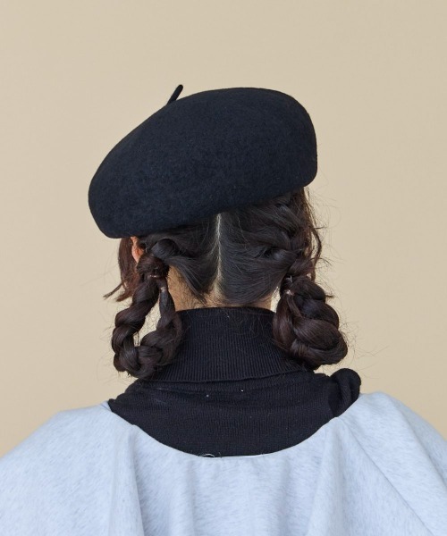 kaorinomori（カオリノモリ）の「kaorinomori ☆オークベレー / カオリノモリ（ハンチング/ベレー帽・レディース・レモンイエロー/ブラック/ホワイト/オレンジ/ベージュ・M/57.5cm）」の17枚目の写真