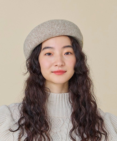 kaorinomori（カオリノモリ）の「kaorinomori ☆オークベレー / カオリノモリ（ハンチング/ベレー帽・レディース・レモンイエロー/ブラック/ホワイト/オレンジ/ベージュ・M/57.5cm）」の21枚目の写真