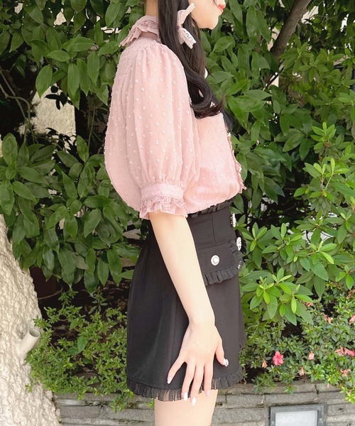 ROJITA（ロジータ）の「フラップポケットシアーフリルショートパンツ（その他パンツ・レディース・ブラック/ホワイト/ピンク・FREE）」の14枚目の写真