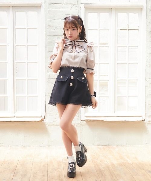 ROJITA（ロジータ）の「フラップポケットシアーフリルショートパンツ（その他パンツ・レディース・ブラック/ホワイト/ピンク・FREE）」の18枚目の写真
