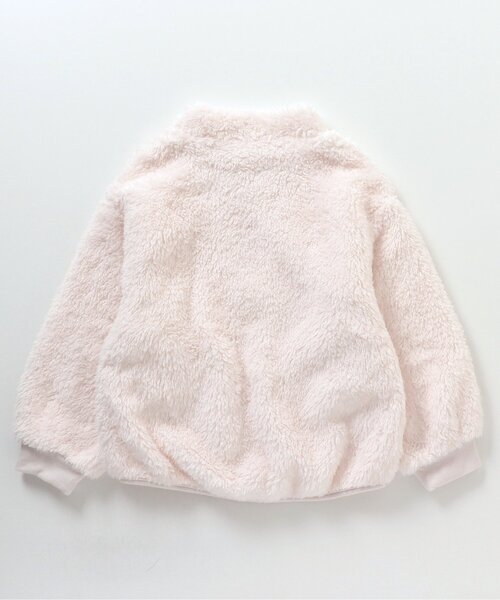 apres les cours（アプレレクール）の「ハートポケットファーフリースジャケット（その他アウター・キッズ・ラベンダー/アイボリー・120/130/100/80/110/140/90）」の10枚目の写真