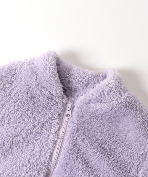 apres les cours（アプレレクール）の「ハートポケットファーフリースジャケット（その他アウター・キッズ・ラベンダー/アイボリー・120/130/100/80/110/140/90）」の12枚目の写真