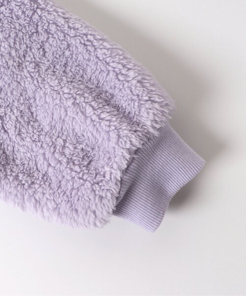 apres les cours（アプレレクール）の「ハートポケットファーフリースジャケット（その他アウター・キッズ・ラベンダー/アイボリー・120/130/100/80/110/140/90）」の15枚目の写真