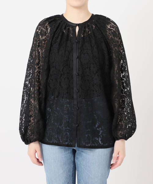 La TOTALITE（ラトータリテ）の「2wayネックレースブラウス（シャツ/ブラウス・レディース・ブラック/ホワイト・FREE）」の10枚目の写真