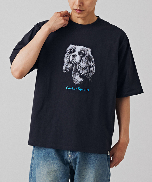 週末セール価格♥Bristol ブラック ベスト S DOG ASSORTED Tシャツ(Tシャツ/カットソー)|B.C STOCK(ベー