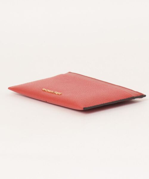 新品 マイケルコース ジップ カードケース フラグメントケース ラージ 赤色 MICHAEL KORS（マイケルコース）の「EMPIRE ジップ カードケース