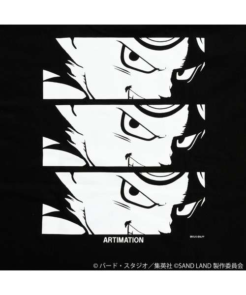 ARTIMATION（アーティメーション）の「＜SAND LAND×ARTIMATION＞TRIPLE EYE'S S/S TEE（Tシャツ/カットソー・メンズ・ブラック×ホワイト/ブラック×ピンク・MEDIUM/LARGE/X-LARGE）」の4枚目の写真