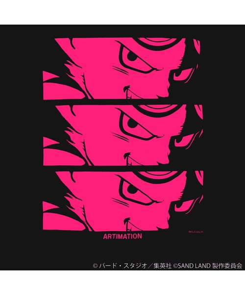 ARTIMATION（アーティメーション）の「＜SAND LAND×ARTIMATION＞TRIPLE EYE'S S/S TEE（Tシャツ/カットソー・メンズ・ブラック×ホワイト/ブラック×ピンク・MEDIUM/LARGE/X-LARGE）」の7枚目の写真