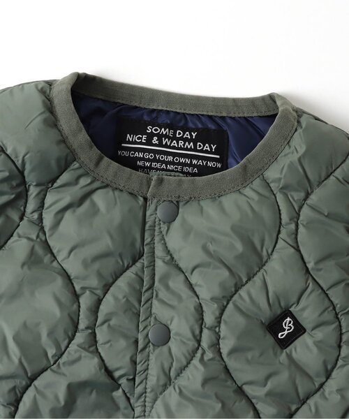 BREEZE（ブリーズ）の「【マシンウォッシャブル】インナーキルトベスト（ベスト・キッズ・カーキ/ブラック・110/100/90/80/130/120/140）」の10枚目の写真