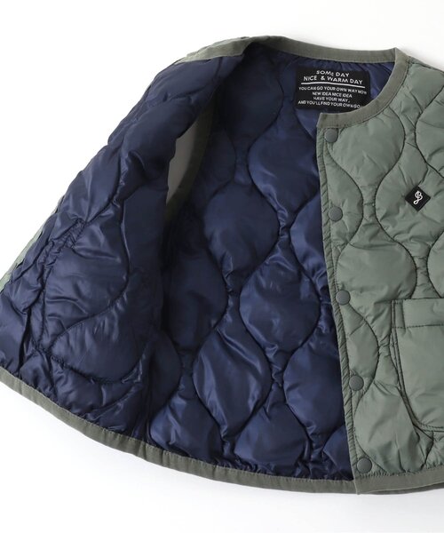 BREEZE（ブリーズ）の「【マシンウォッシャブル】インナーキルトベスト（ベスト・キッズ・カーキ/ブラック・110/100/90/80/130/120/140）」の15枚目の写真