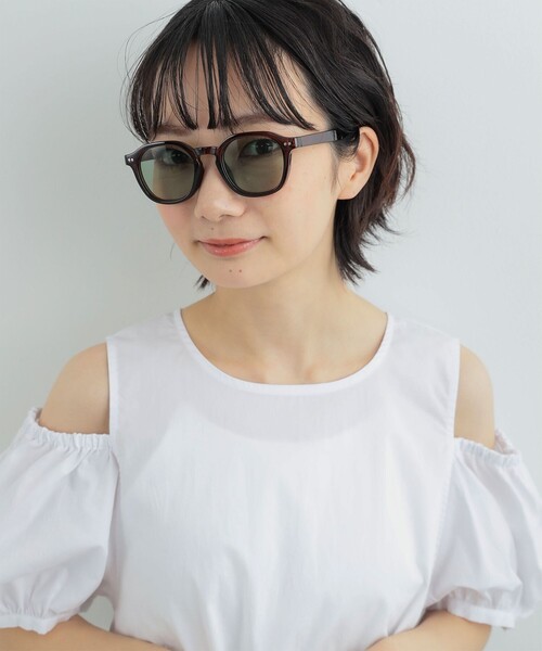 Ray BEAMS(レイビームス)の「noeyedia / サングラス "NE447"(サングラス・レディース・その他/ブラウン・ONE SIZE)」の3枚目の写真