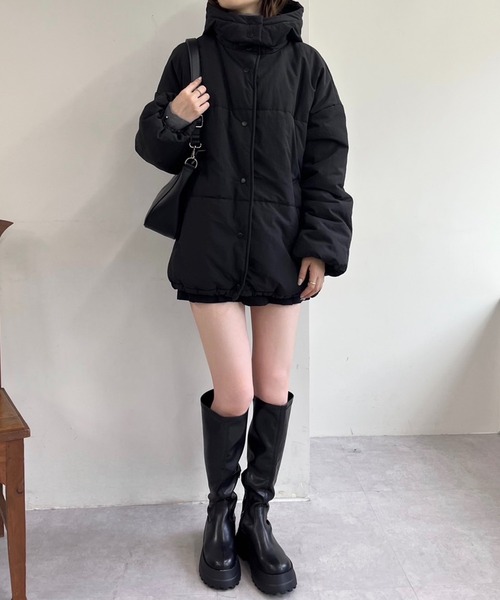 one after another NICE CLAUP(ワンアフターアナザーナイスクラップ)の「エンボスホーボーバッグ(ショルダーバッグ・レディース・アイボリー/ブラック/ブラウン・FREE)」の7枚目の写真