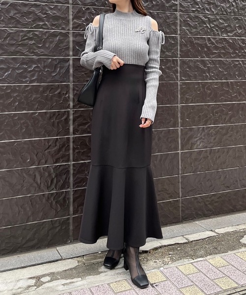 one after another NICE CLAUP(ワンアフターアナザーナイスクラップ)の「エンボスホーボーバッグ(ショルダーバッグ・レディース・アイボリー/ブラック/ブラウン・FREE)」の9枚目の写真