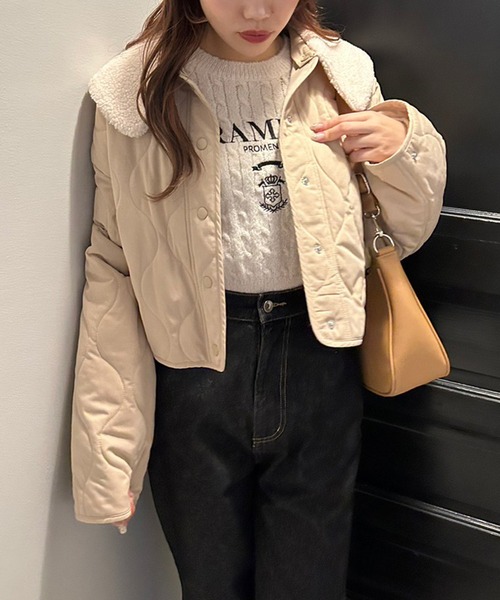 one after another NICE CLAUP(ワンアフターアナザーナイスクラップ)の「エンボスホーボーバッグ(ショルダーバッグ・レディース・アイボリー/ブラック/ブラウン・FREE)」の19枚目の写真